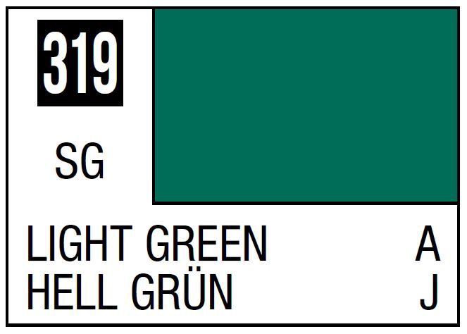 Mr Hobby Mr. Color C319 Light Green  - (Semi Gloss) 10ml