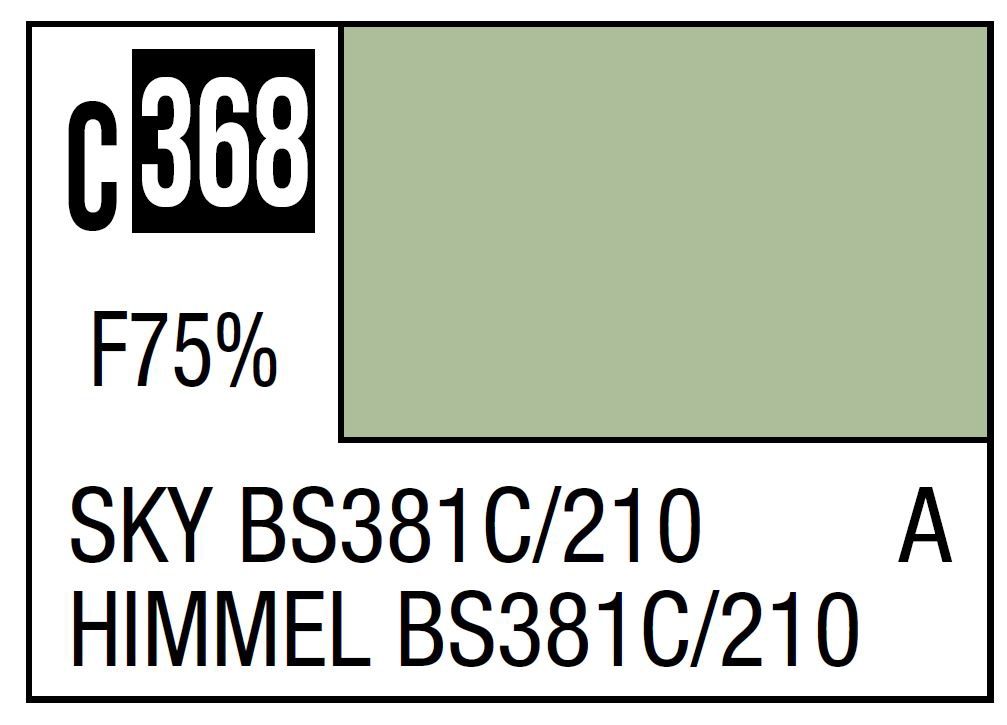 Mr Hobby Mr. Color C368 Sky BS381C/210 (Flat) 10ml