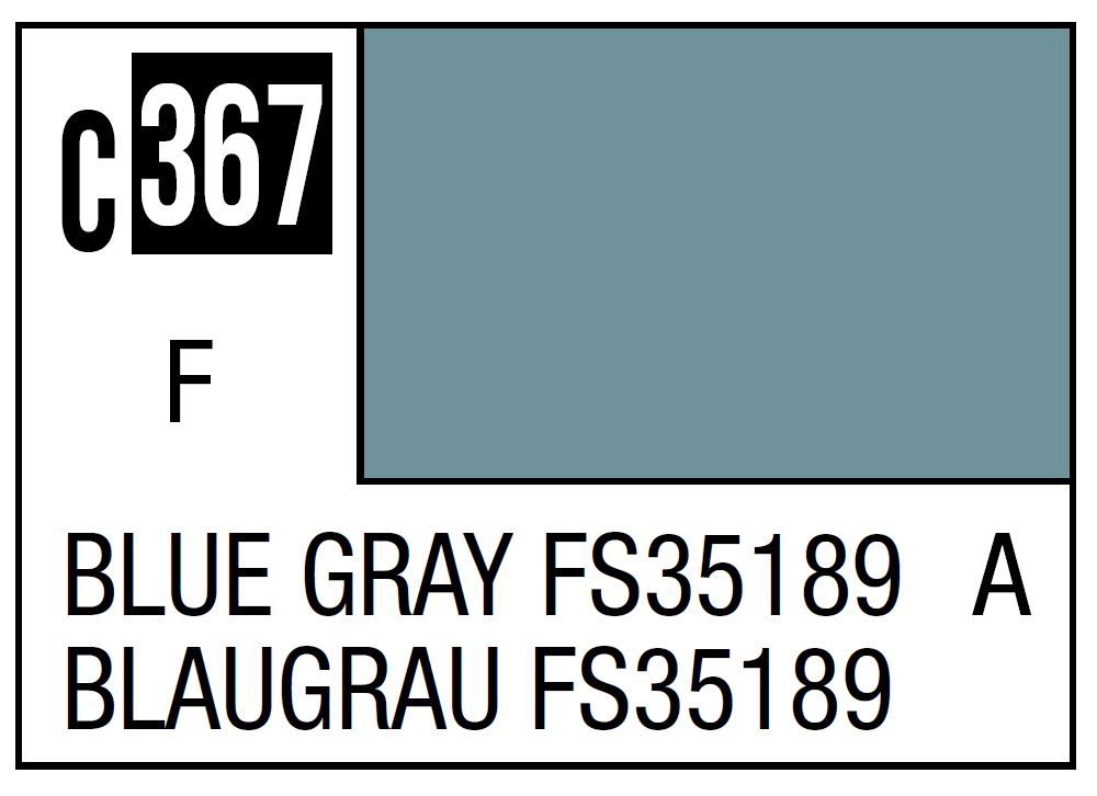 Mr Hobby Mr. Color C367 Blue Gray FS35189 (Flat) 10ml