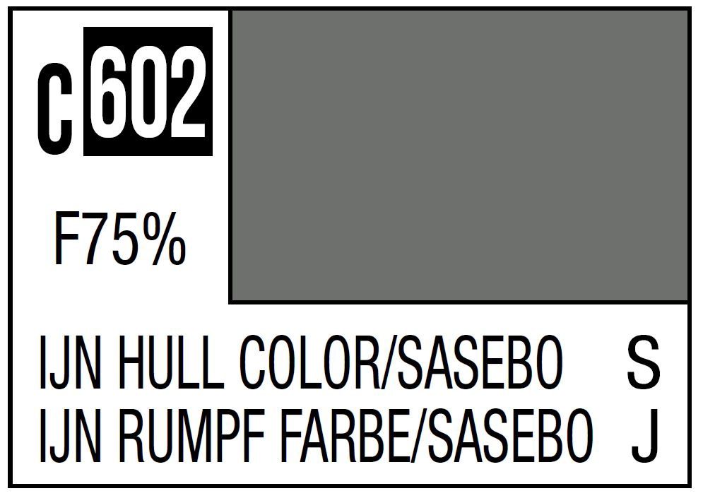 Mr Hobby Mr. Color C602 IJN Hull Color Sasebo (Flat) 10ml