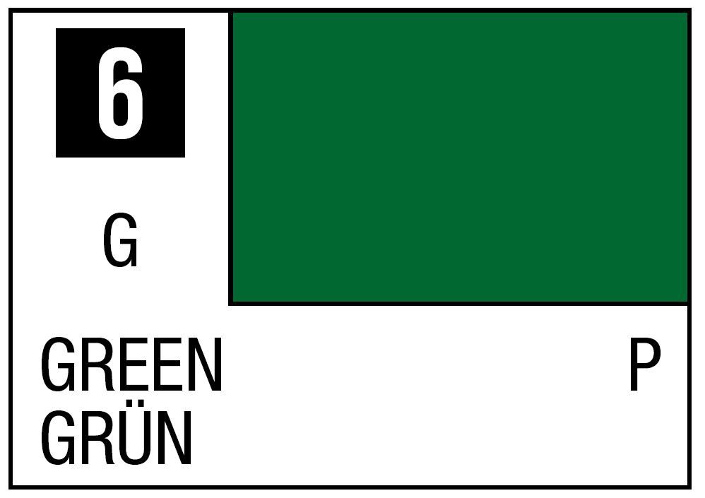 Mr Hobby Mr. Color C006 Green - (Gloss) 10ml