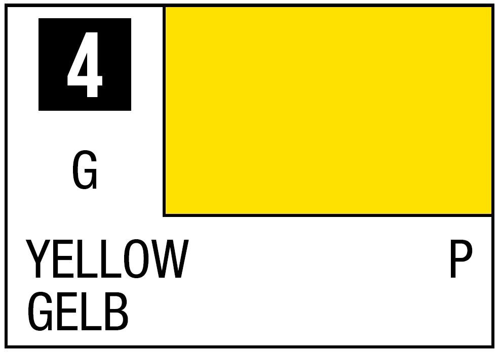 Mr Hobby Mr. Color C004 Yellow - (Gloss) 10ml