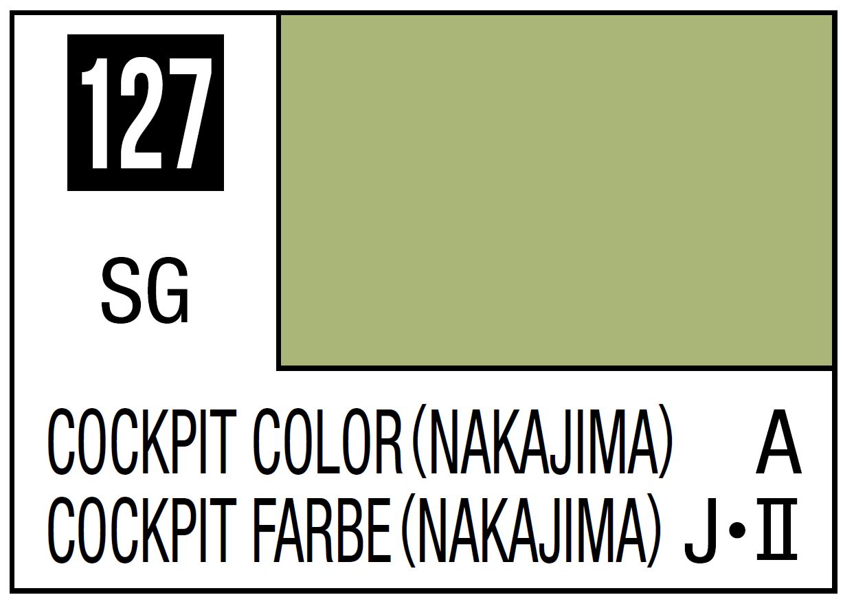 Mr Hobby Mr. Color C127 Cockpit Color (Nakajima) - (Semi Gloss) 10ml