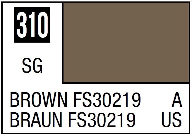 Mr Hobby Mr. Color C310 FS30219 Brown  - (Semi Gloss) 10ml