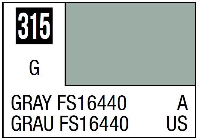 Mr Hobby Mr. Color C315 FS16440 Gray  - (Gloss) 10ml