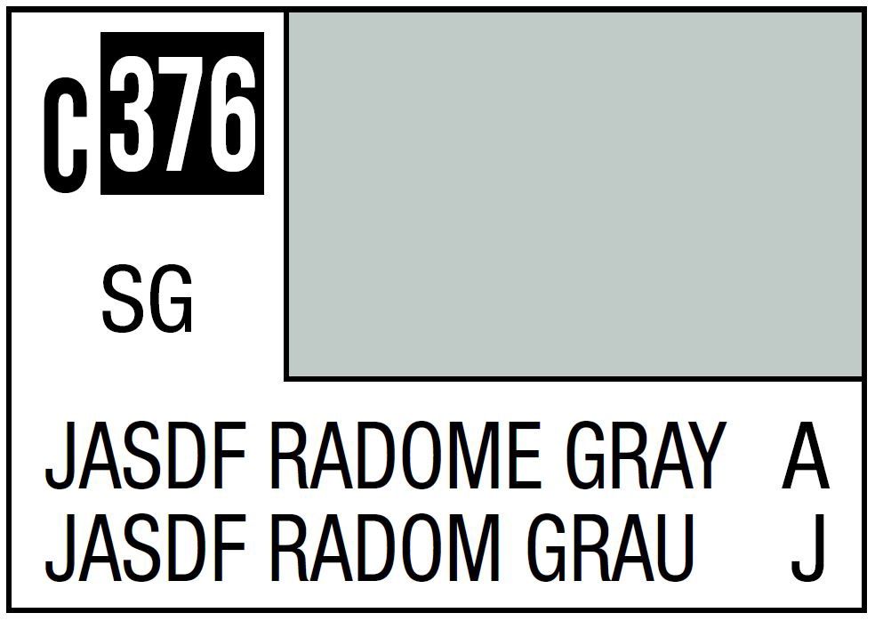 Mr Hobby Mr. Color C376 JASDF Radome Gray (Semi-Gloss) 10ml