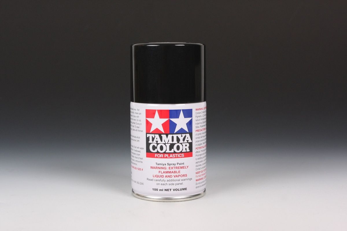 Tamiya TS-40 Metallic Black Lacquer Spray (100ml) 85040