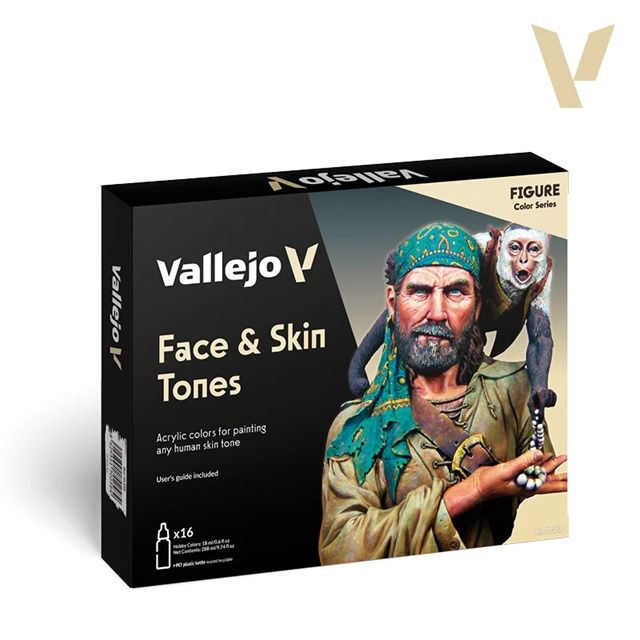 Vallejo Face &amp; Skin Tones Set 70258