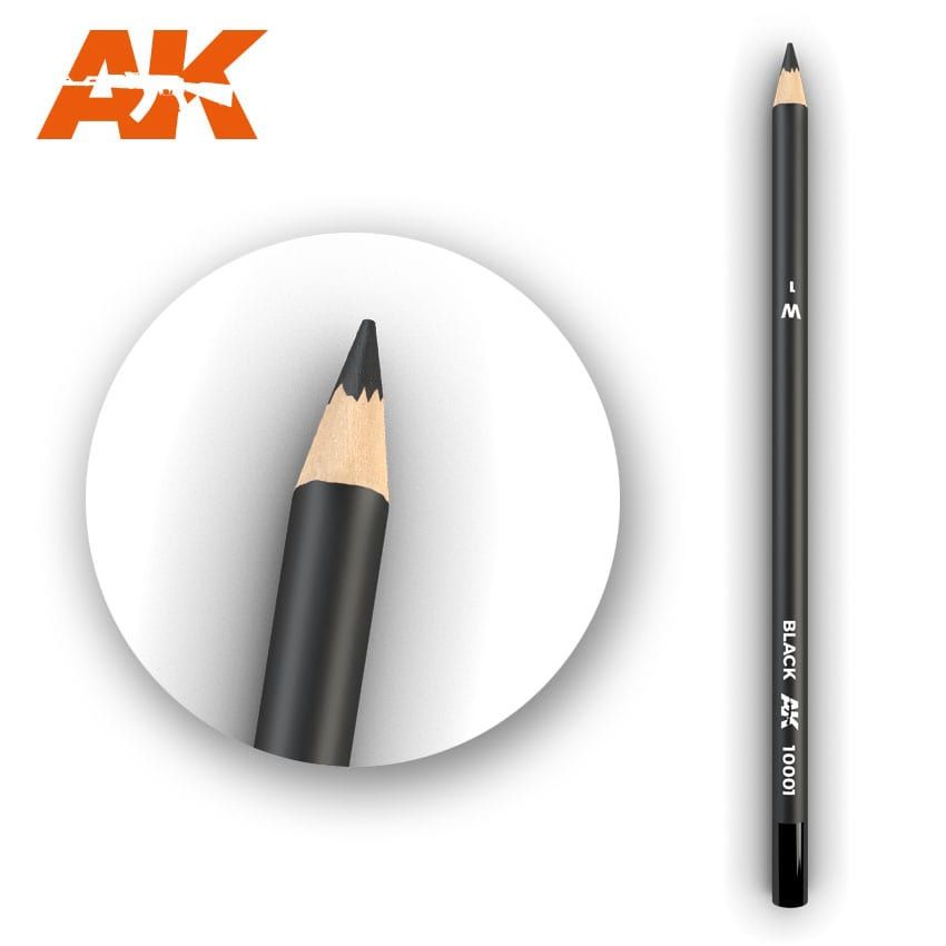 AK Interactive Weathering Pencil Black 10001