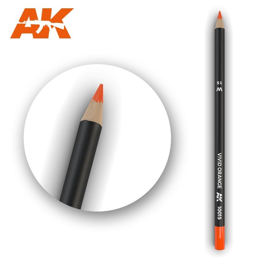 AK Interactive Weathering Pencil Vivid Orange 10015