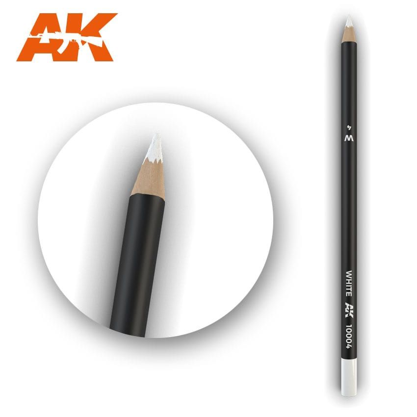 AK Interactive Weathering Pencil White 10004