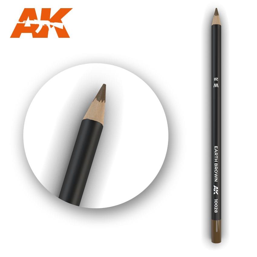 AK Interactive Weathering Pencil Earth Brown 10028