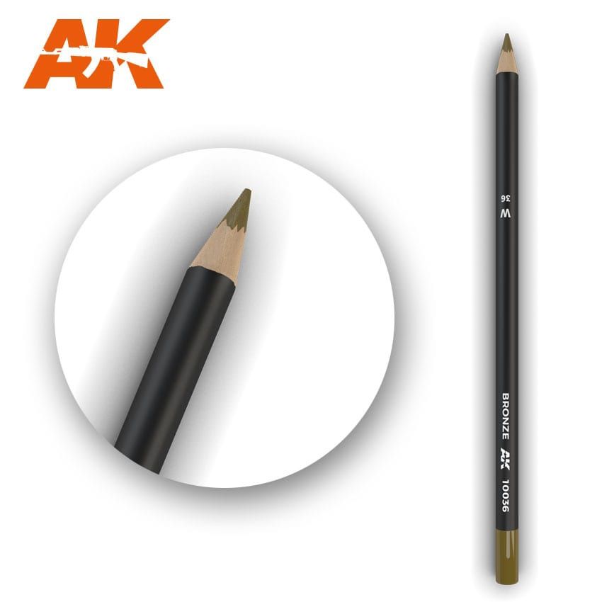 AK Interactive Weathering Pencil Bronze 10036