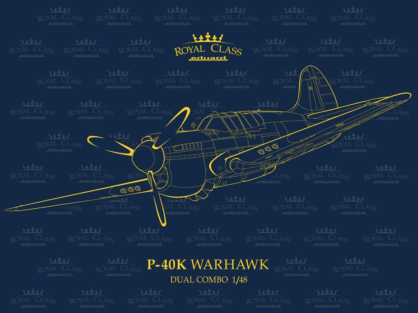Eduard 1/48 P-40K Warhawk Dual Combo Royal Class Edition (2 full kits) R0024