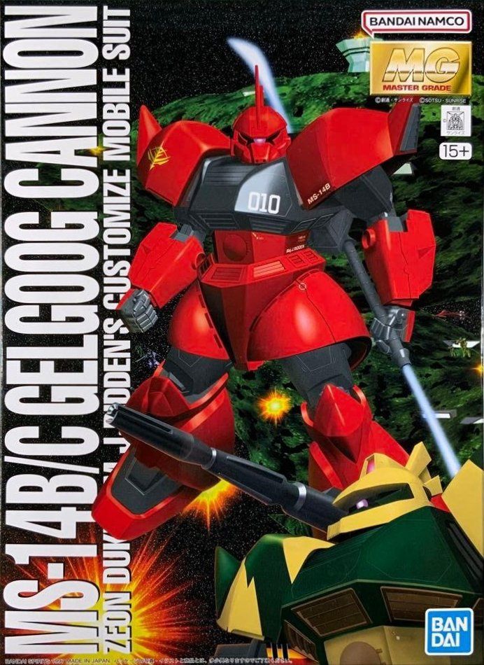 Bandai 1/100 MG #009 MS-14B/C Gelgoog Cannon (J. Ridden Custom) "Mobile Suit Variation" 5069893