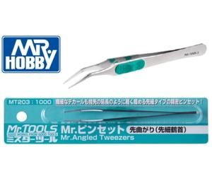 Mr Hobby Mr Angled Tweezers MT203