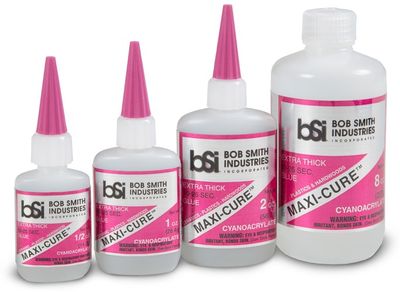 BSI11 Extra Thick 10-25 Sec Maxi-Cure CA Glue 1/2 oz