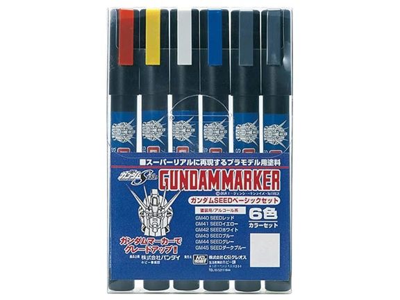 Mr Hobby Gundam Marker Set - Seed Basic Set GMS109