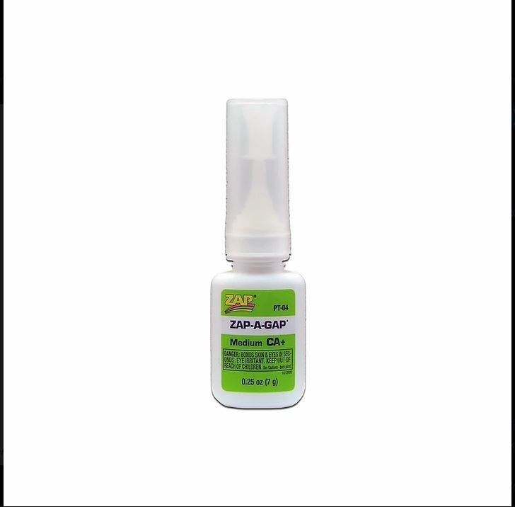 Zap-A-Gap Medium CA+ Super Glue 1/4 oz. ZAP04