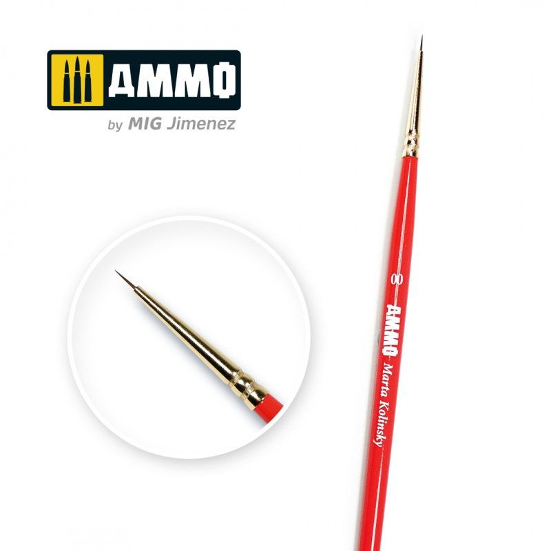 AMMO by Mig Marta Kolinsky Size 0 Brush 8710