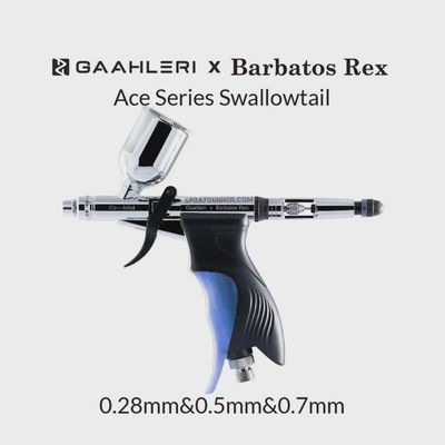 Gaahleri GHAC-Swallowtail Barbatos Rex Ace Series Airbrush (0.28 &amp; 0.5 &amp; 0.7mm)