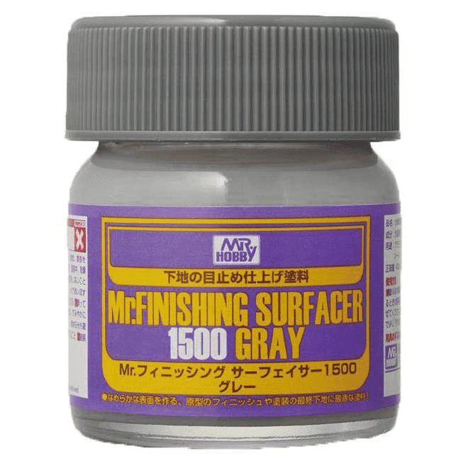 Mr Hobby Mr Finishing Surfacer 1500 Gray 40ml Bottle SF289