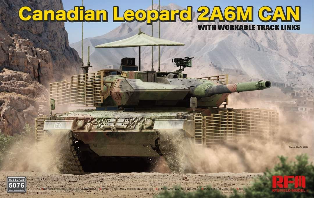 Rye Field 1/35 Canadian Leopard 2A6M CAN w/Workable Track Links 5076