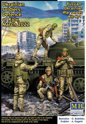 Master Box 1/35 Ukrainian Soldiers, Defence of Kyiv, March 2022 35223