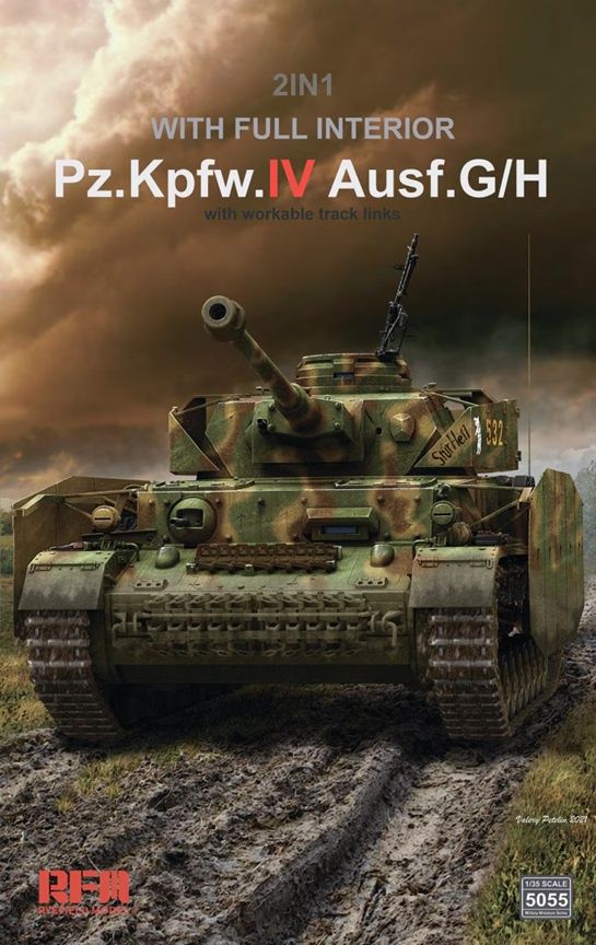 Rye Field 1/35 Panzer Pz.Kpfw.IV Ausf.G/H w/ Workable Track Links [Full Interior] 5055