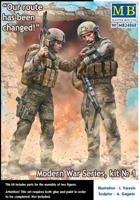 Master Box 1/24 Modern War Series "Our Route Has Been Changed!" 24068
