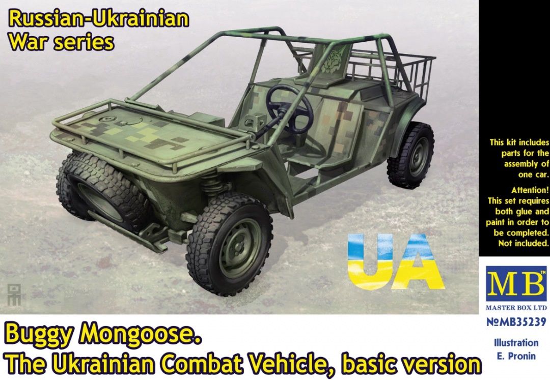 Master Box 1/35 Buggy Mongoose The Ukranian Combat Vehicle, Basic Version 35239