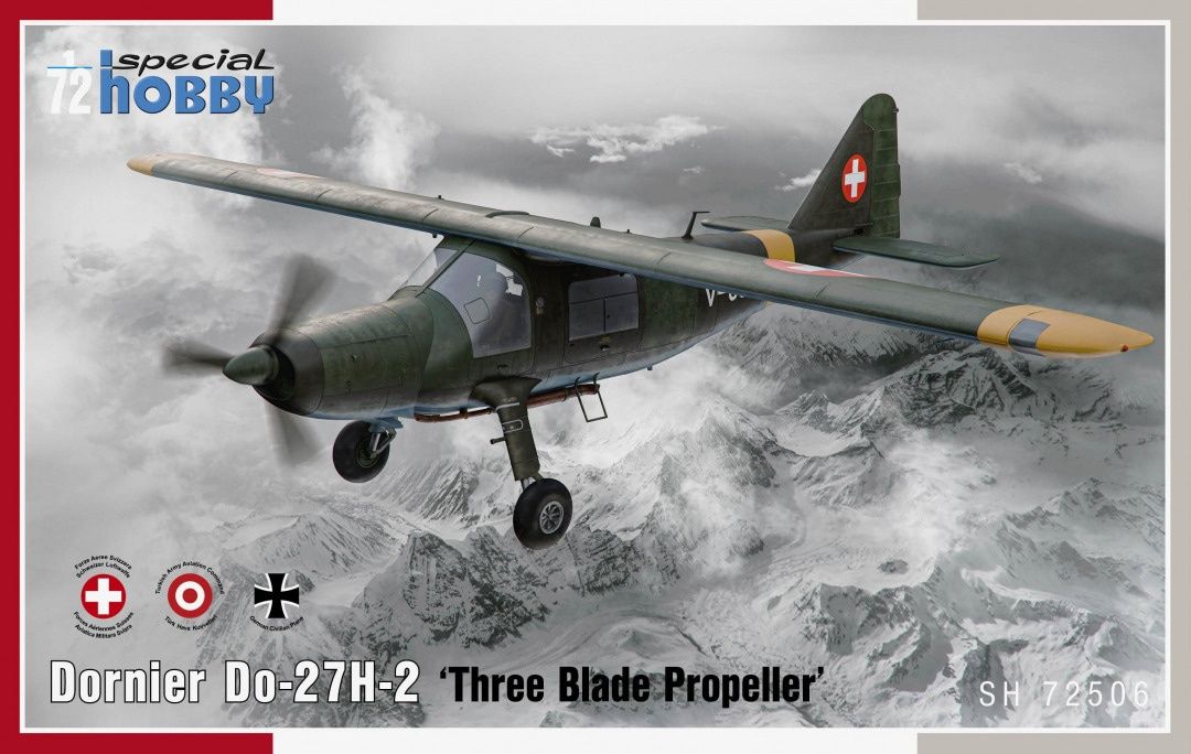 Special Hobby 1/72 Dornier Do-27H-2 'Three Blade Propeller' 72506