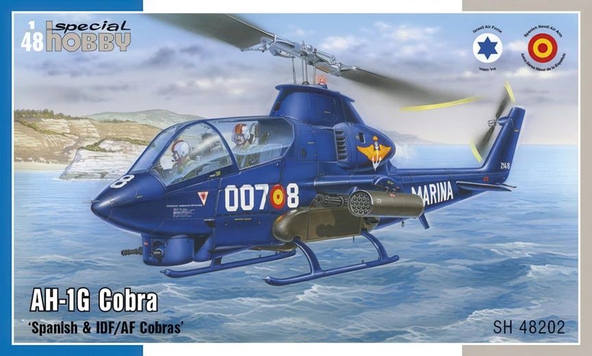 Special Hobby 1/48 AH-1G Cobra 'Spanish &amp; IDF/AF Cobras' 48202