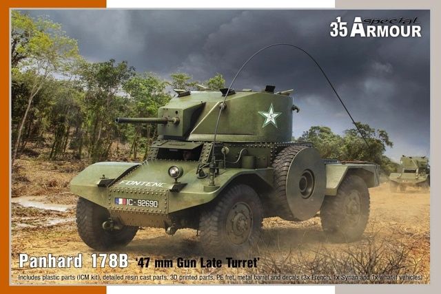 Special Hobby 1/35 Panhard 178B 47 mm Gun Late Turret 35009