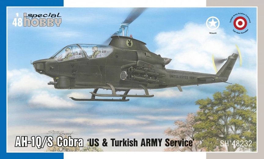 Special Hobby 1/48 AH-1Q/S Cobra 'US &amp; Turkish ARMY Service' 48232
