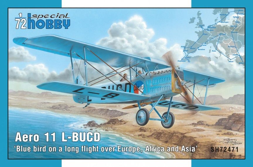 Special Hobby 1/72 Aero 11 L-BUCD 'Blue bird on a long flight over Europe, Africa and Asia' 72471