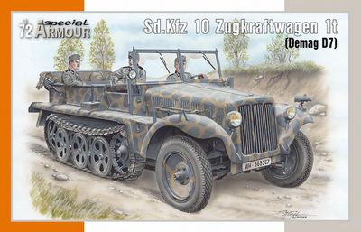 Special Hobby 1/72 Sd.Kfz. 10 Zugkraftwagen 1t (Demag D7) A72021
