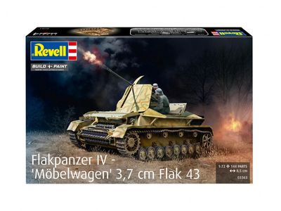 Revell Germany 1/72 Flakpanzer IV Möbelwagen 3,7 cm Flak 43 03363