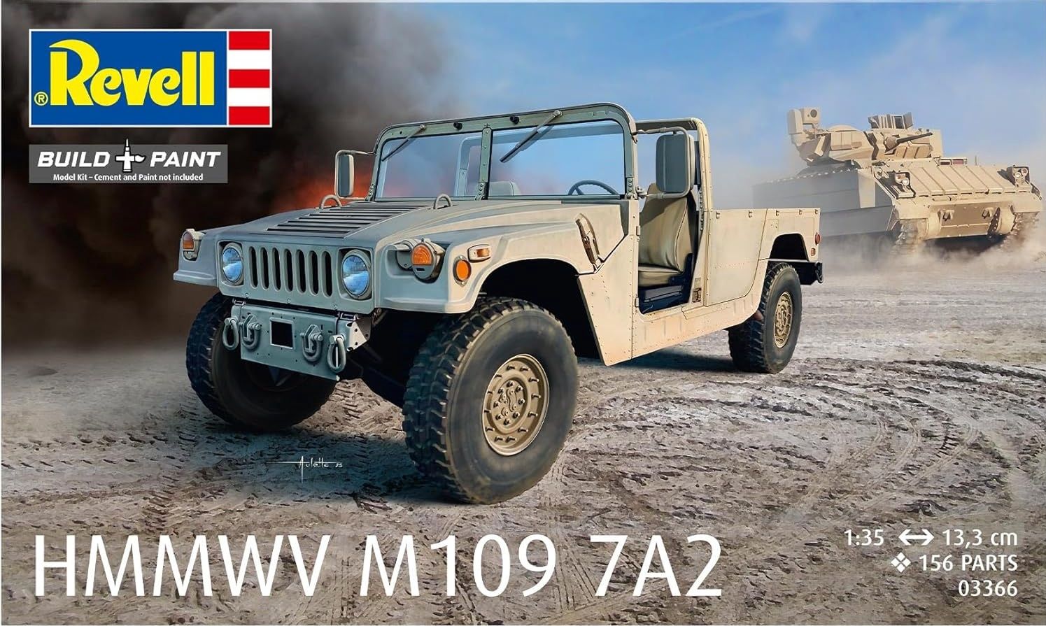 Revell Germany 1/35 HMMWV M1097A2 (Humvee) 03366