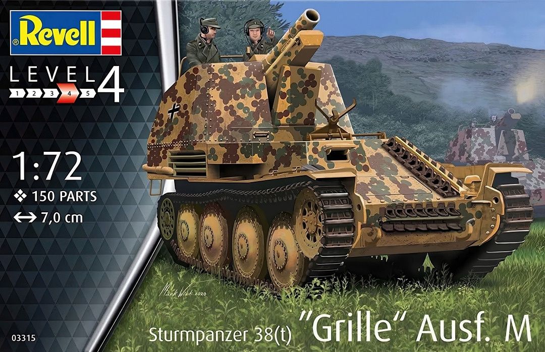 Revell Germany 1/72 Sturmpanzer 38(t) ‘Grille‘ Ausf. M 03315