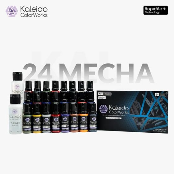 Kaleido Mecha Colors Set of 24