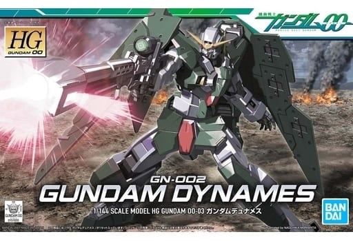 Bandai 1/144 HG00 #03 GN-002 Gundam Dynames "Mobile Suit Gundam 00" 5059233
