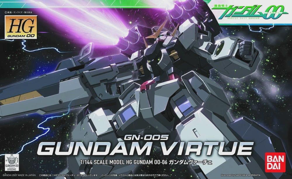 Bandai 1/144 HG00 #06 GN-005 Gundam Virtue "Mobile Suit Gundam 00" 5059144