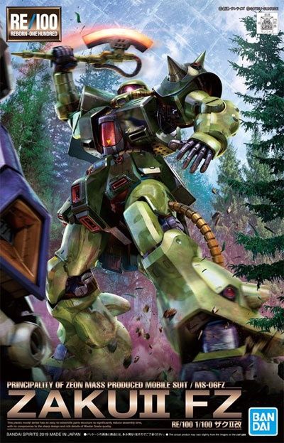 Bandai 1/100 RE/100 #013 MS-06FZ Zaku II FZ "MSG 0080: War in the Pocket" 5057791