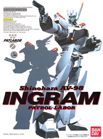 Bandai 1/60 Shinohara AV-98 Ingram Patrol Labor "Patlabor" 5061959