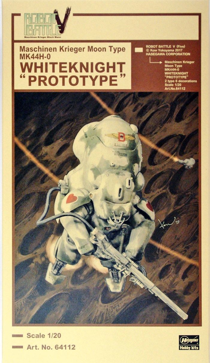 Hasegawa 1/20 Maschinen Krieger Moon Type MK44H-0 Whiteknight "Prototype" 64112