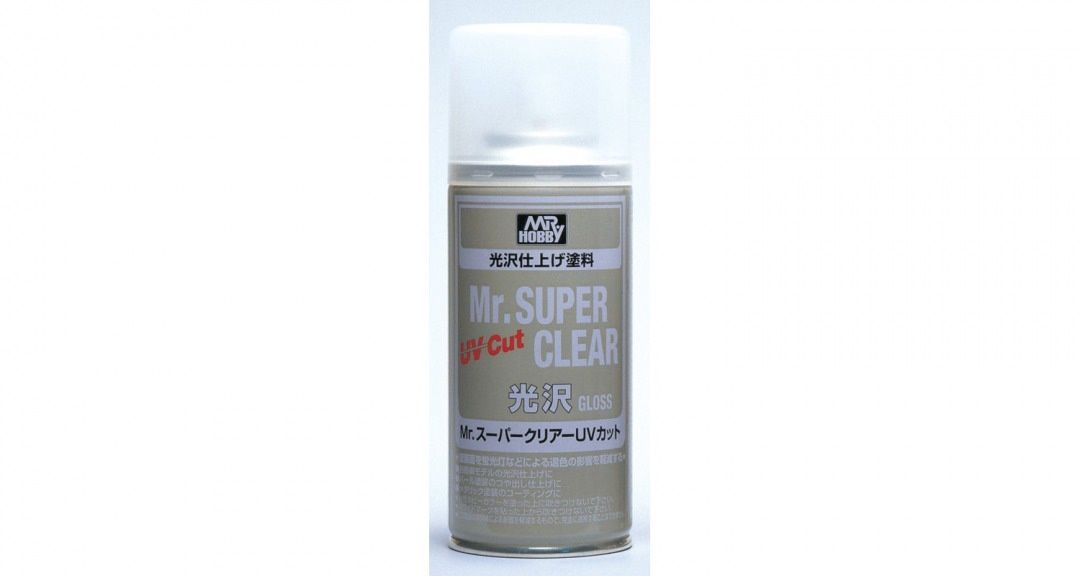 Mr Hobby Mr Super Clear Gloss UV Cut 170ml Spray B522