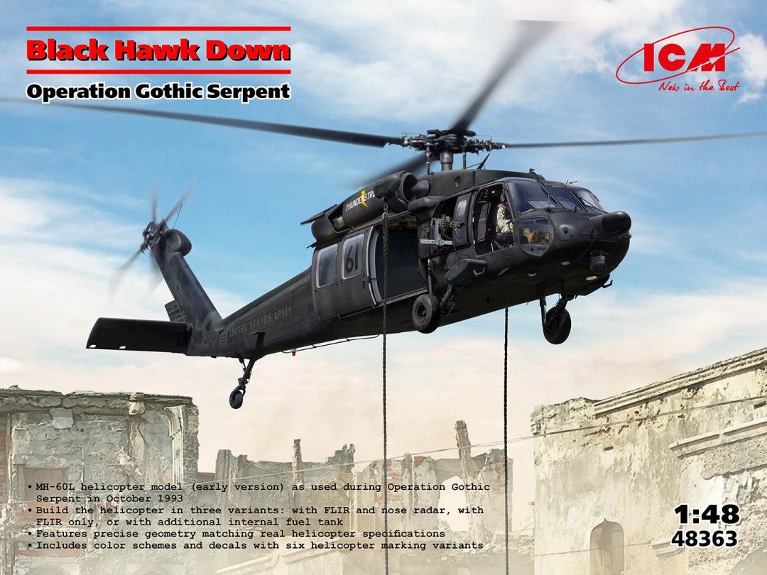 ICM 1/48 Black Hawk Down Operation Gothic Serpent 48363
