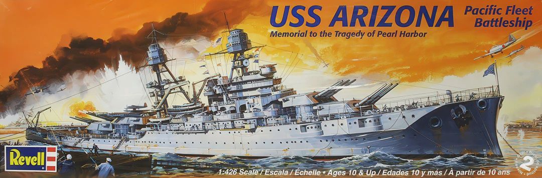 Revell 1/426 USS Arizona BB-39 Battleship 85-0302