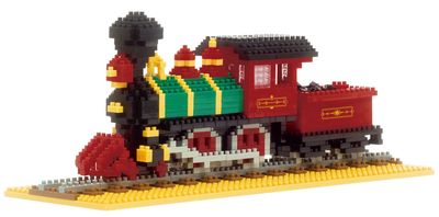 Nanoblock Steam Locomotive 4-4-0 "Vehicles" 23320